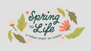 Spring To Life Illustrated Leaves And Flowers - Subtitle